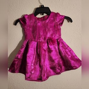 Child's Place Holiday Dress Vibrant Orchid 18-24m